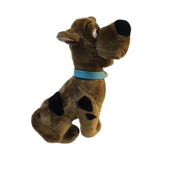 Scooby Doo 11” Plush Toy Sitting Stuffed Animal Felt Collar 1998 Equity - Picture 2 of 8